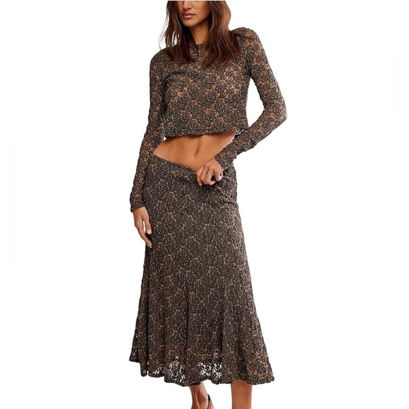 Free People Dresses & Skirts - Free People Laney Long Sleeved Set Size Large